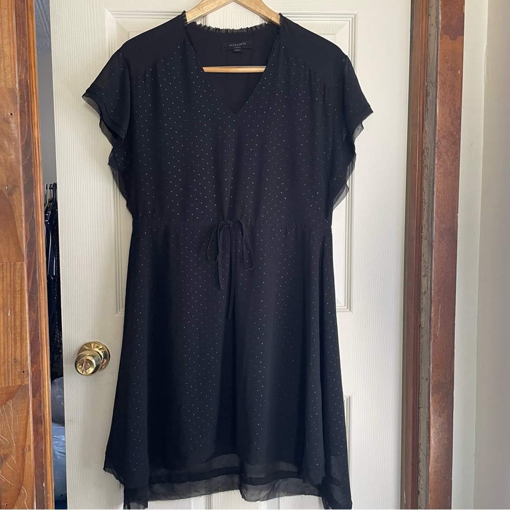 CLOSET CLEAN OUT ALL SAINTS KEIRA SHIMMER DRESS